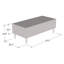 Table basse Glamour 15,8 po avec finition ultrabrillante-70723501