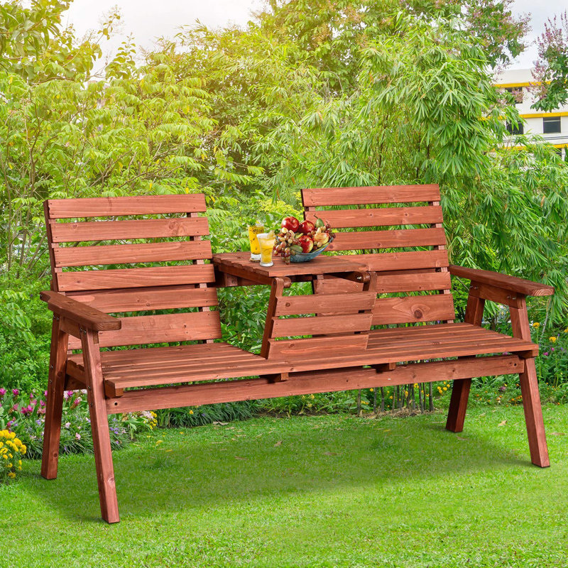 Annawan Manufactured Wood Love Seat