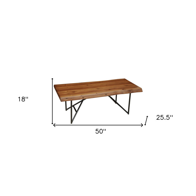 Table basse 50 po Gracie Mills, 18" H x 50" W x 25.5" D