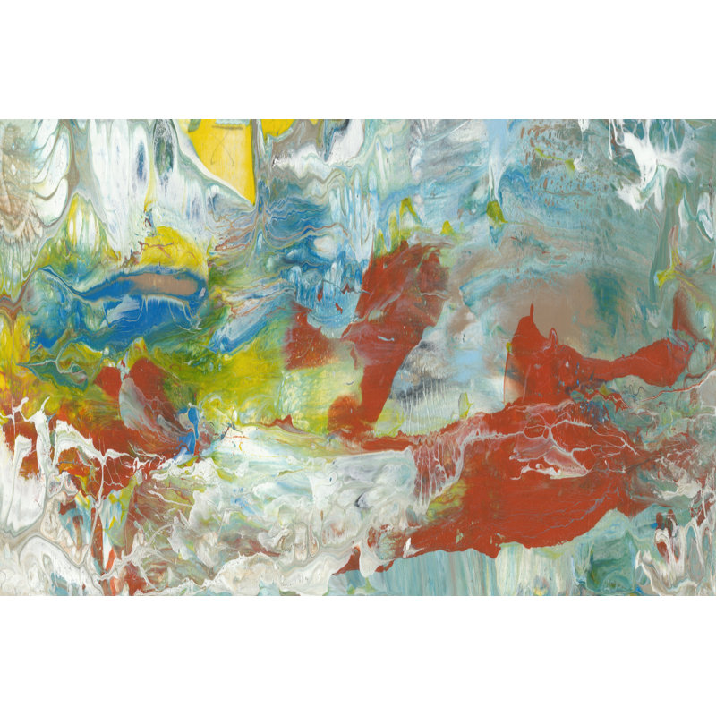 Colour Of Life I by Lila Bramma - Wrapped Canvas Painting, 30cm H x 46cm W
