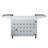 EdgeStar Outdoor Party 69.625'' W x 26.94'' D Stainless Steel Grill Cart Or Table