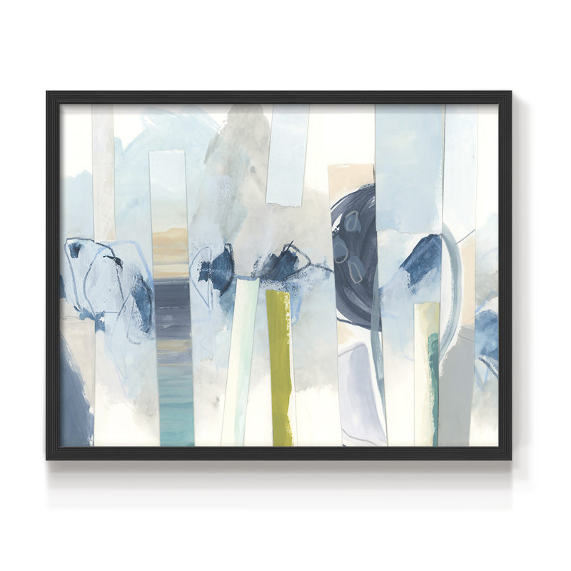 «Liquide Strata I», reproduction encadrée, Noir, H 16 po x l 20 po