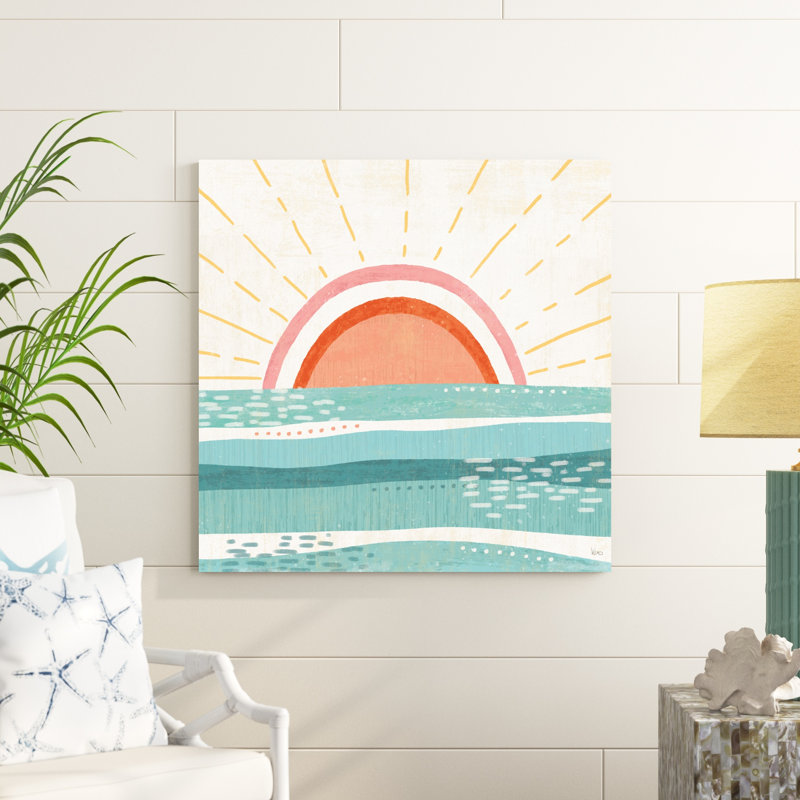 " Sweet Summer V " by Veronique Charron Painting Print, 36" H x 36" W x 1.25" D