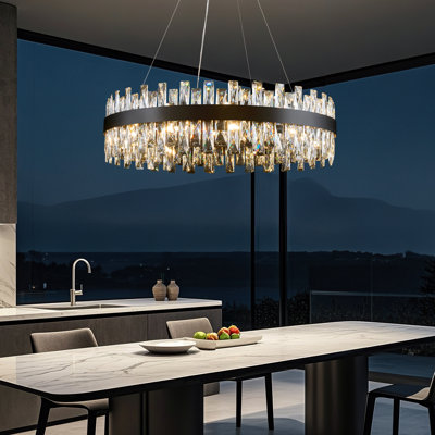 Light Dimmable Modern Crystal Chandelier