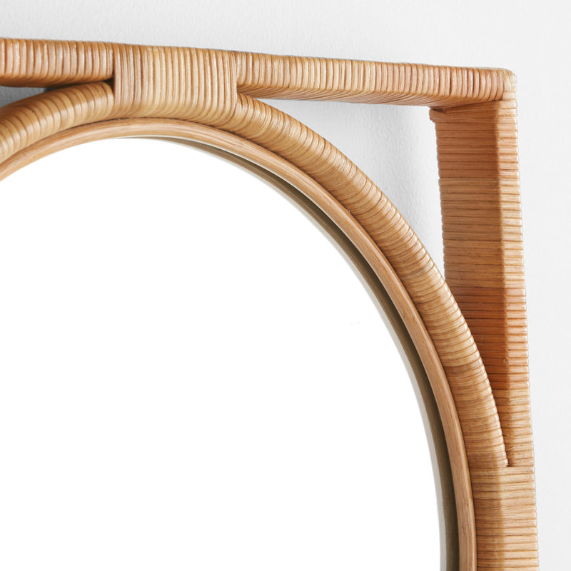 Pemba Square Mirror, 24" x 24"