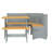 Solid Wood Corner Dining Set With Hidden Storage-108926620