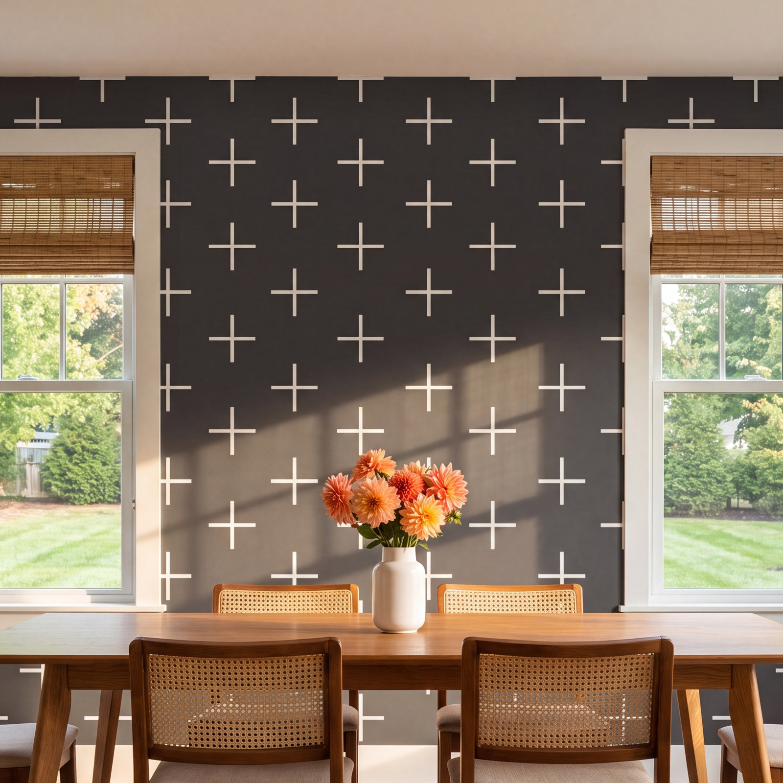 Addition Large Peel & Stick Wallpaper Roll, Jet Black Reverse, Non-pasted, Paper