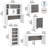 Echo Front 5 Piece Office Set with Hutch-845220654