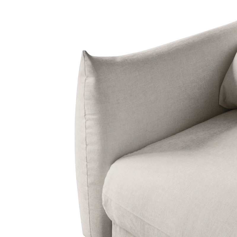 Bronte 3 Seater Fabric Sofa Bed, Beige