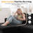 109" Corduroy Sleeper Sofa, Modular Compression Sectional Sofa Bed with Pillows, No Assembly Required-1275964937