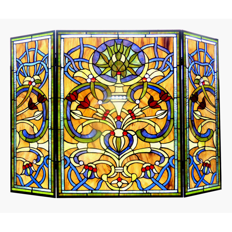 Mccarver Metal Fireplace Screen