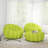 Kayi 48.43" Upholstered Pumpkin-shaped Club Accent Compression Chair With Ottoman(set Of 2), No Assembly Required-112510845