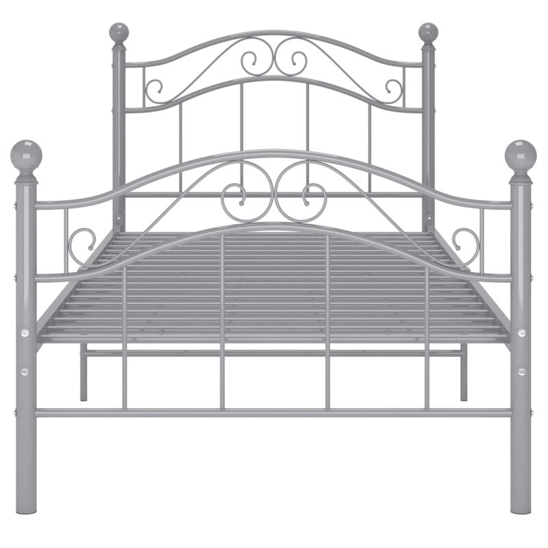 Gapspard Bed, 90 x 200cm, Silver