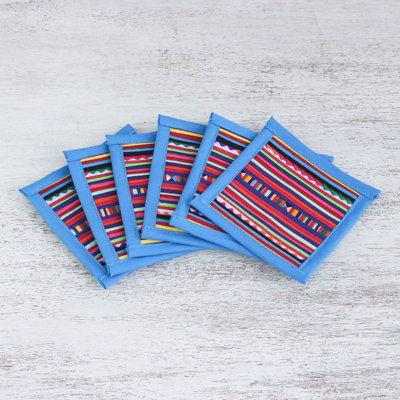 Lahu Cotton Square 6 Piece Coaster Set