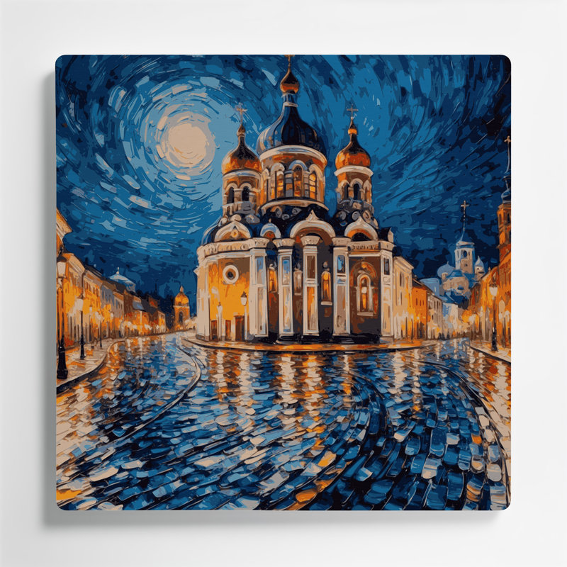 Cities Sofia Bulgaria Grey Metal Wall Art, 144" H x 144" W