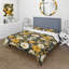 Ensemble de housse de couette à motif floral Yellow Bohemian Bliss Floral Pattern I-860436730