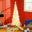 Pre-Lit Slim Noble Fir Artificial Christmas Tree With LED Lights And Tips