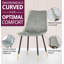 Jacobson 45cm H Velvet Upholstered Metal Upholstered Back Side Chair-11371754