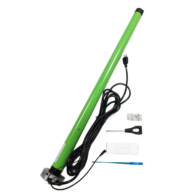 Green Aluminum and Copper LED Awning Motor with Built-In Receiver
