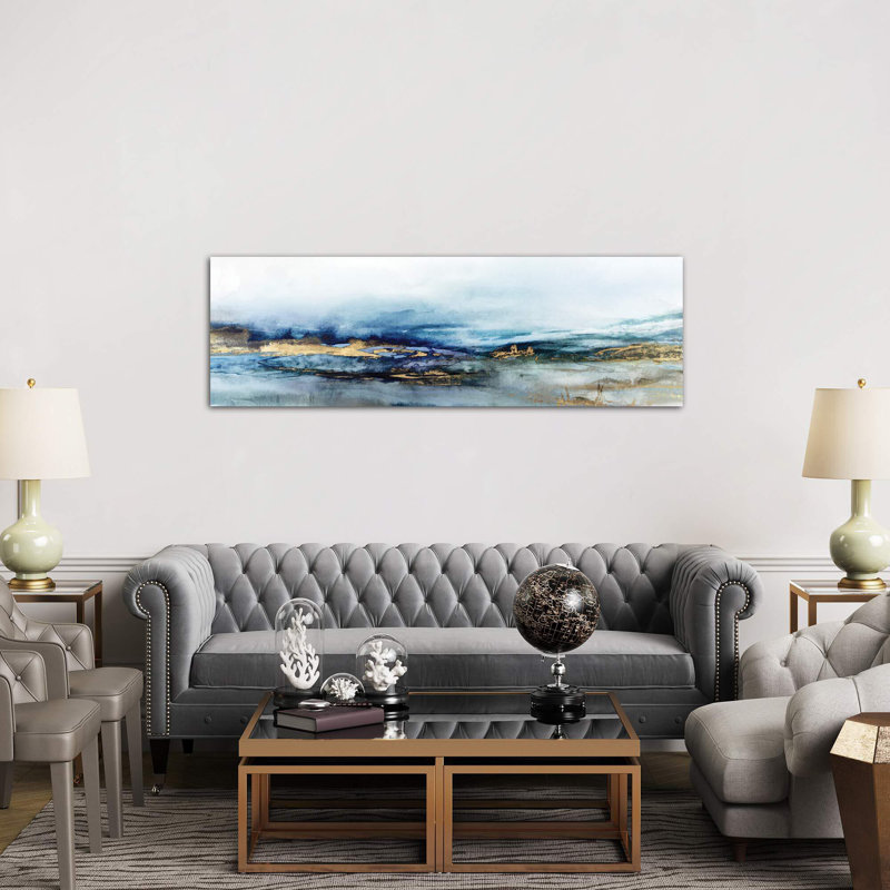 « insaisissables » par isabelle z-panoramique, reproduction d’art, H 24 po x l 72 po x P 1,5 po, Toile tendue