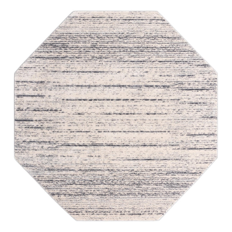 Abstract Indoor Rug, Octagon 7' x 7'