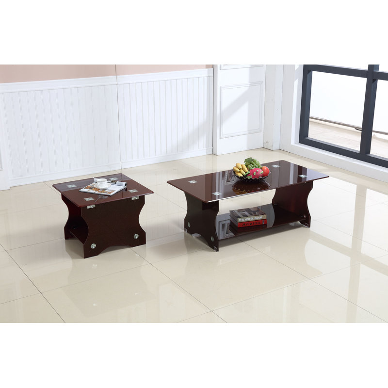 Corda Sled Coffee Table, Brown