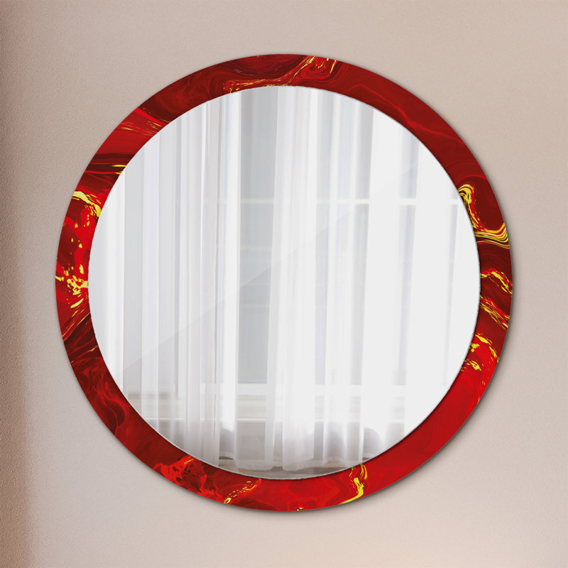 Huldar Glass Flat Wall Mirror