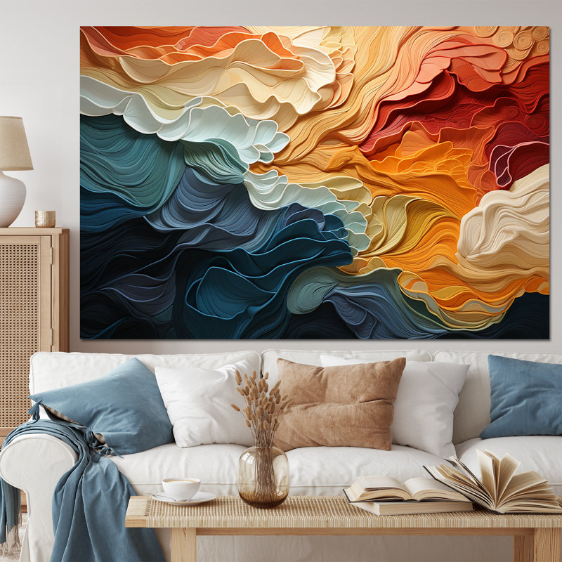 Biomorphism Forms V - Modern Wall Art Living Room