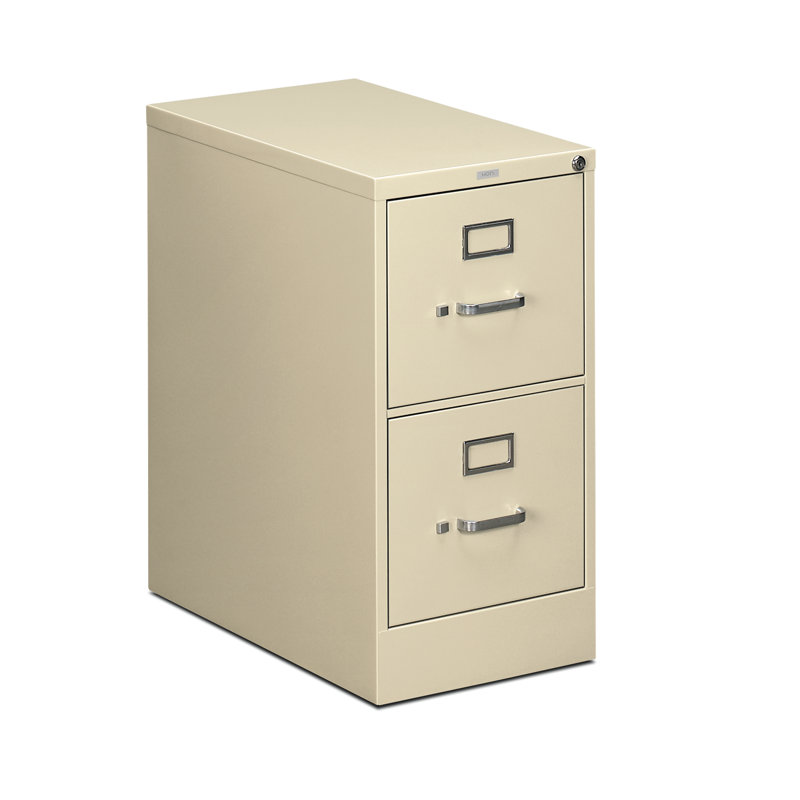 510 Series 2-Drawer Vertical Filing Cabinet, Putty