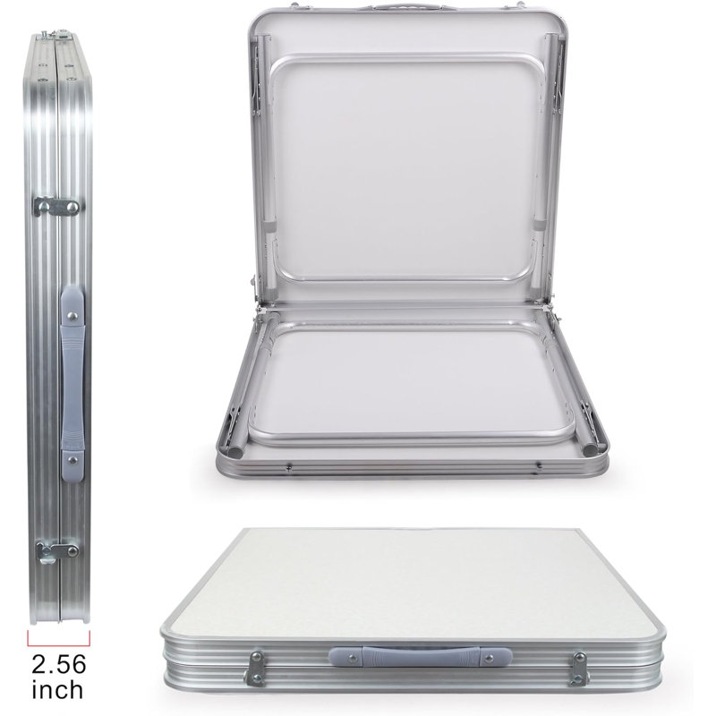 Table de pique-nique extérieure pour restaurant de 47,24 po L pour 6 personnes Aylmar