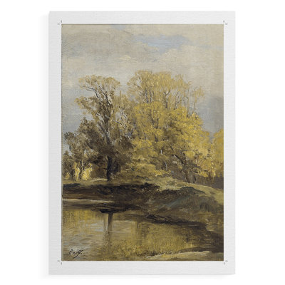 Paysage rétro CLxxvII - impression sur toile seulement - non encadrée