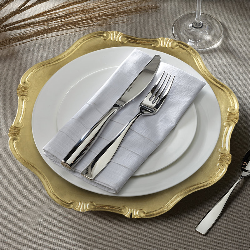 Plat de service 13 po, Or