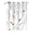 Waterproof 74" Shower Curtains With Liner Included