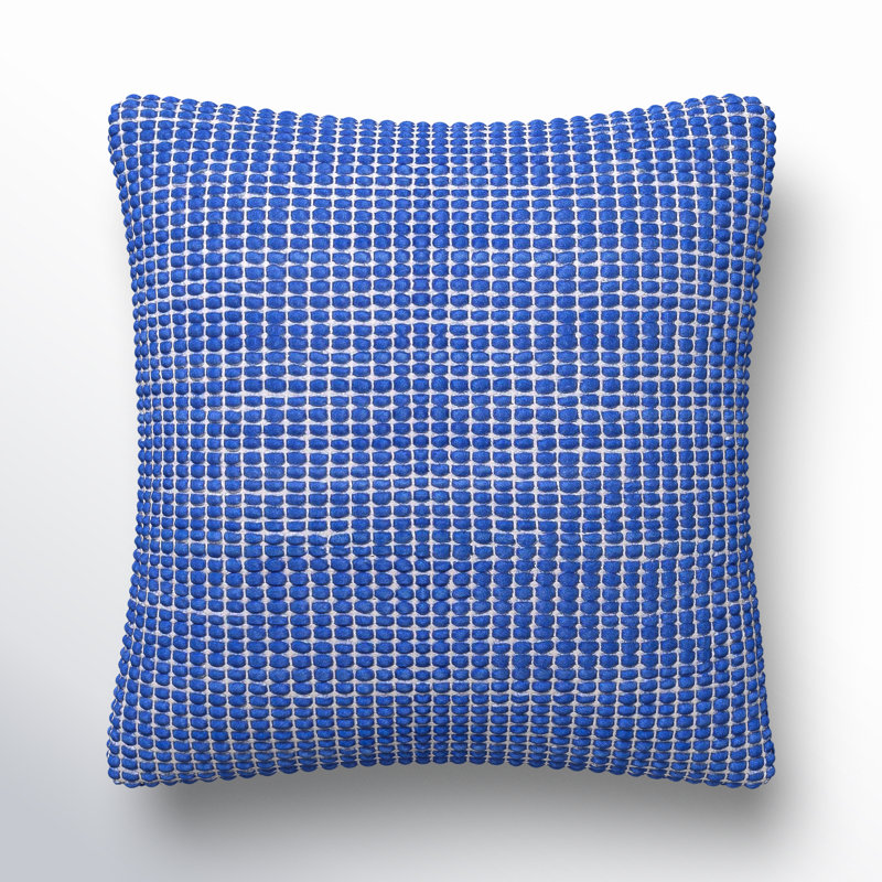 Coussin Waverly, 22 po x 22 po, Noir, Duvet