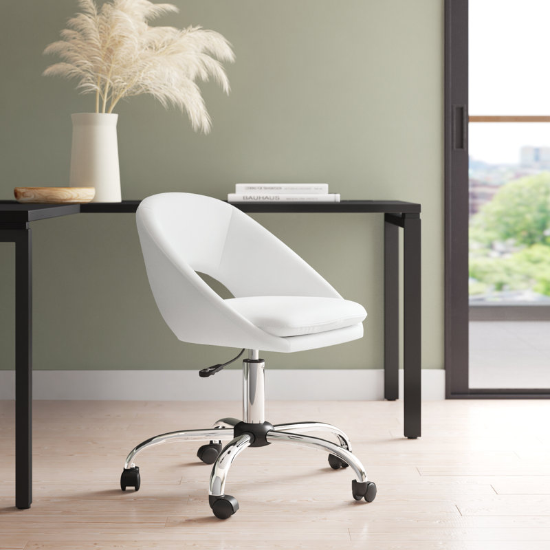 Chaise de travail Milo, Blanc