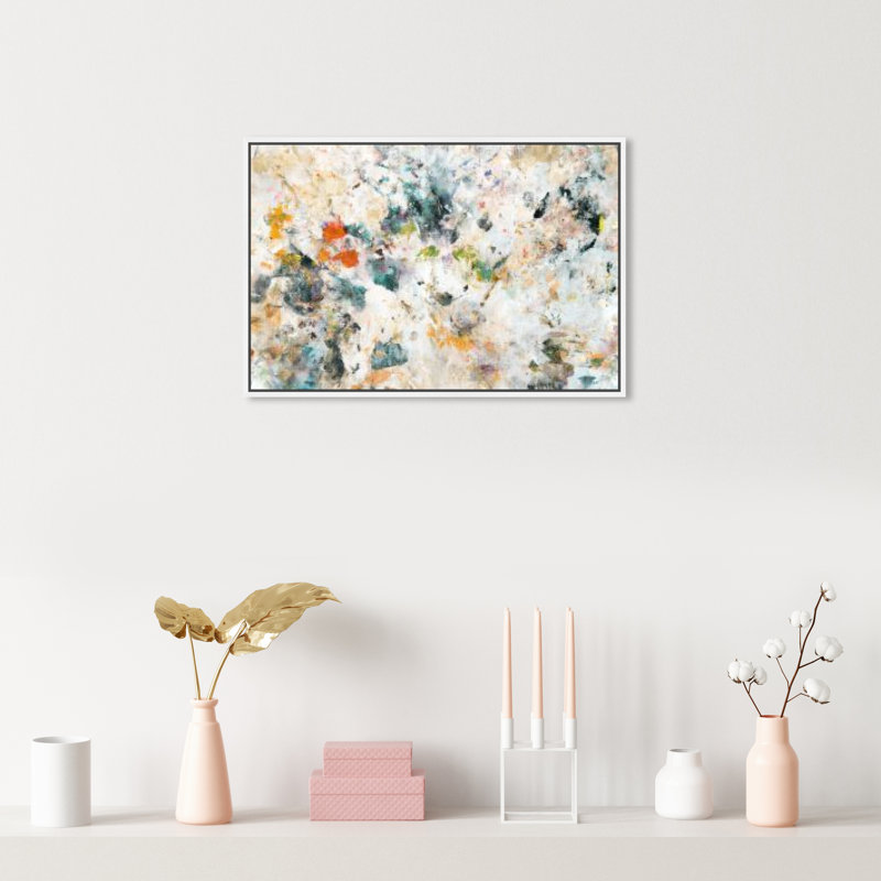 Marcona - Impression sur toile, H 16 po x l 24 po, Toile avec cadre blanc