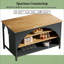Farmhouse Kitchen Shelf,Kitchen Island,Storage Bistro Bar Unit