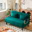 Fauteuil-lit convertible de 31,5 po, canapé-lit à trois volets avec dossier et coussin réglables, canapé-lit de loisirs avec structure en acier robuste pour la maison et le bureau, fauteuil-lit confortable-1204321965-1192146803