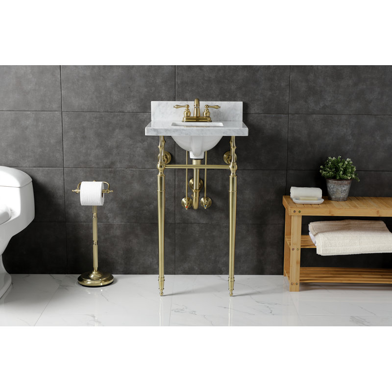 Lavabo de salle de bain console Edwardian