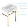 Kichae 16.5'' Ceramic Rectangular Bathroom Sink with Overflow