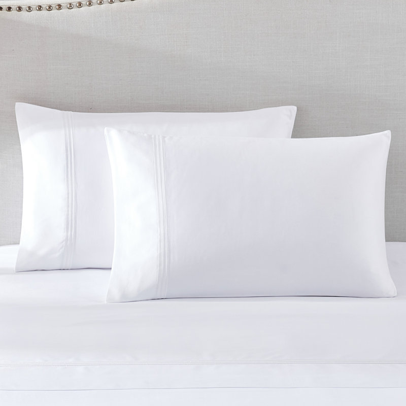 Triple Luxe Sateen Sheet Set , White/Arctic, Queen Sheet Set