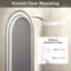 Miroir de salle de bain / de salle de bain en verre trempé anti-buée à DEL certifié UL - Basics by Wayfair ™-111997562