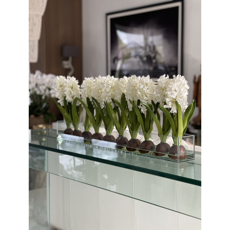 Hyancinths Floral Arrangement in Planter