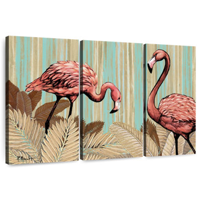 Flamant rose rétro Brampt