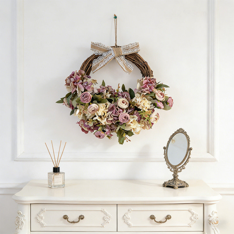 Décoration de couronne artificielle pour la maison