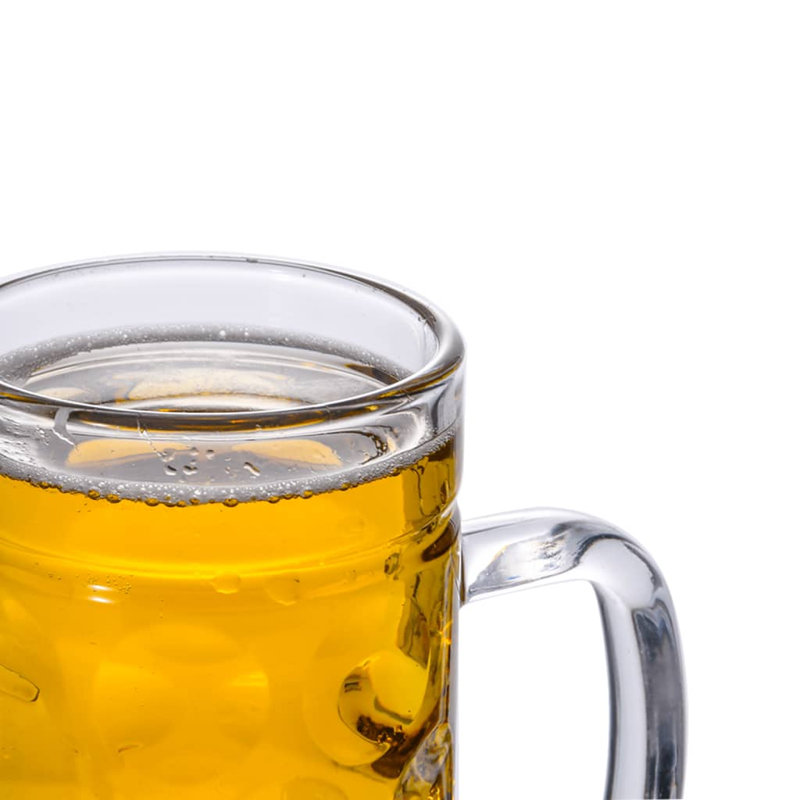  Beer Mugs With Handle Juice Glass Tumbler Beer Glasses Glass 6 Pcs