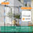 Walk-In Greenhouse with double Roll-Up Zippered Doors, 3 Tiers and 12 Shelves