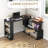 Homcom L Shaped Corner Desk