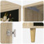 36cm W Engineered Wood Bedside Table