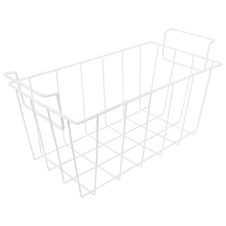 Kitchen Basics 101: WR21X10208 White Refrigerator Freezer Basket Replacement for GE and Haier RF-0300-29 (2 Pack)